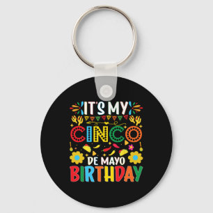 Porte-clés C'Est Mon Cinco De Mayo Anniversaire Joyeux Cinco