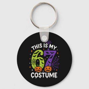 Porte-clés C'est mon costume d'Halloween 67 drôle 67 Hallowee