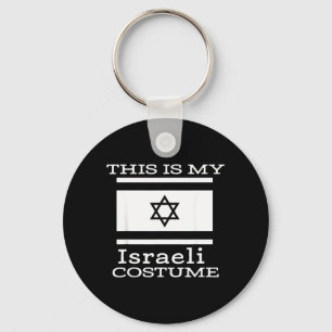 Porte-clés C'est mon costume israélien Costume d'Halloween dr