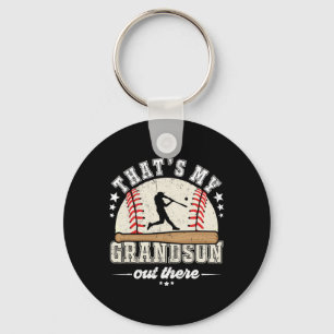 Porte-clés C'Est Mon Petit-Fils Là-Bas De Baseball Grand Gran