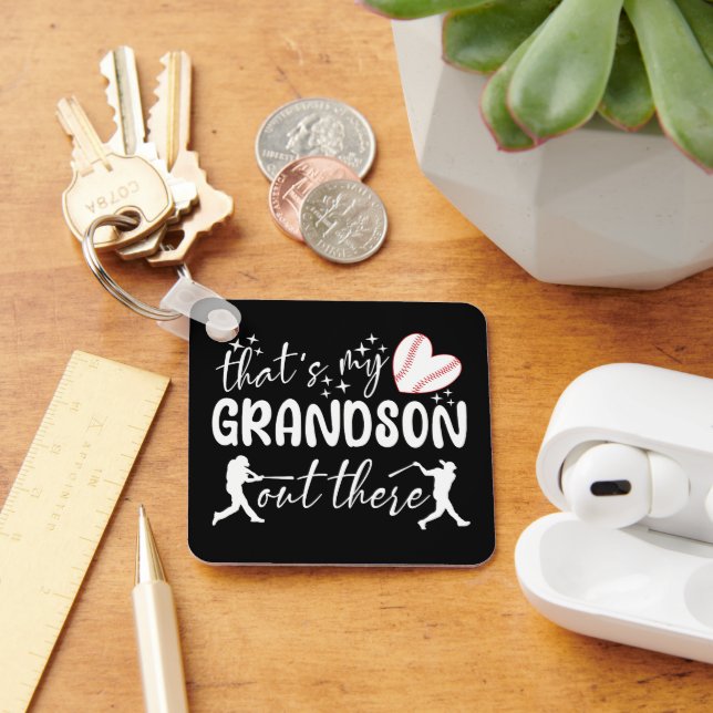 Porte-clés C'est mon petit-fils là-bas Drôle Grand-mère (Bureau)