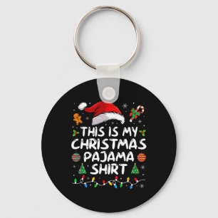 Porte-clés C'est Mon Pyjama De Noël Amusant Xmas Pjs Hommes F
