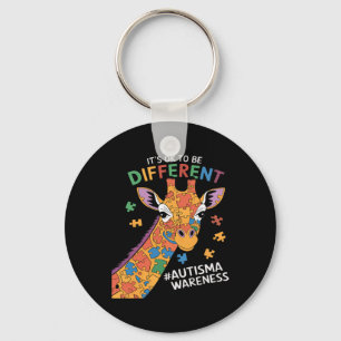 Porte-clés C'est Ok Pour Être Un Peu Différent Girafe Sensibi
