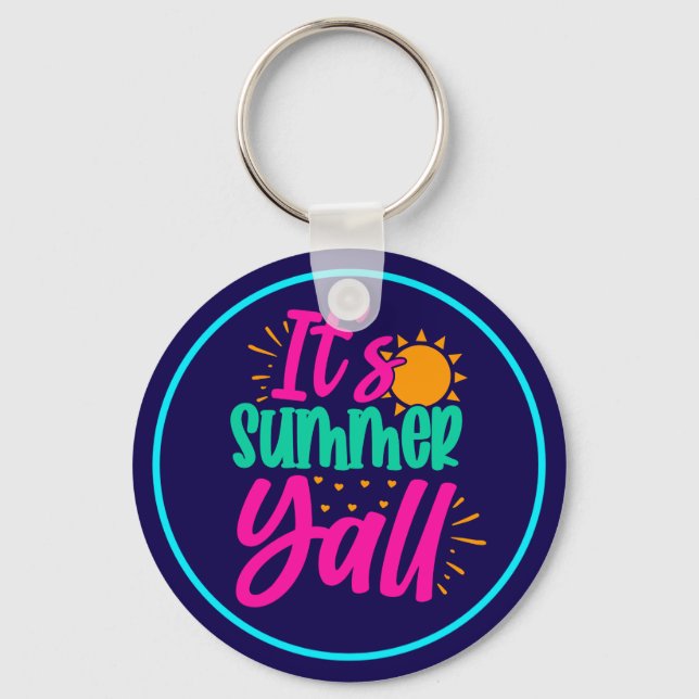 Porte-clés C'est Summer Y'all-54808 (Recto)