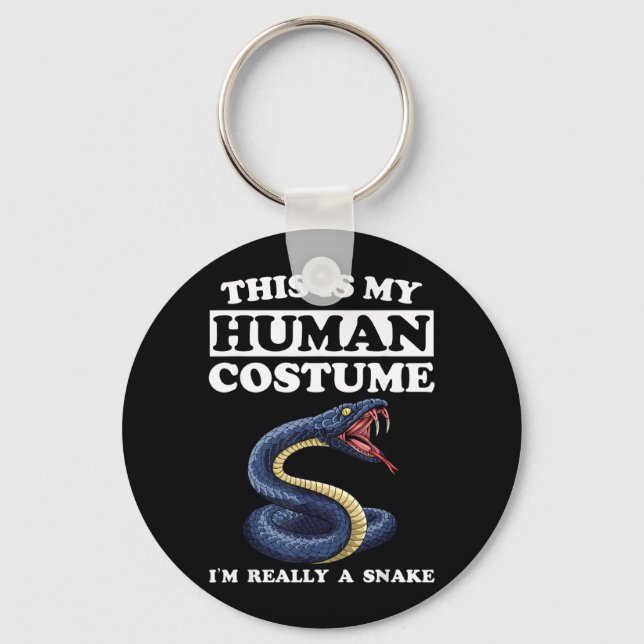 Porte-clés C'est un costume humain, c'est un serpent, Hallowe (Recto)
