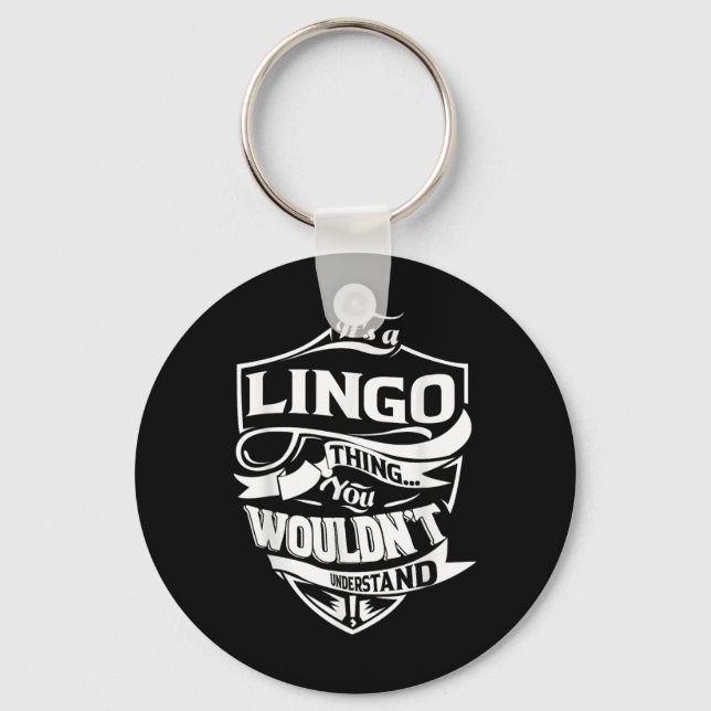 Porte-clés C'Est Un Don De Chose Lingo (Recto)