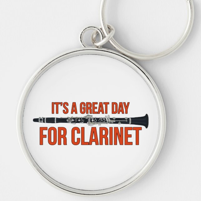 Porte-clés C'est un grand jour pour Clarinet (Devant)