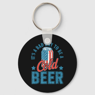Porte-clés C'Est Un Mauvais Jour Pour Être Une Bière Froide,