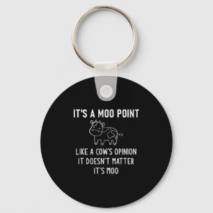 Porte-clés C'est un Moo Int, comme un oignon de vache, drôle,