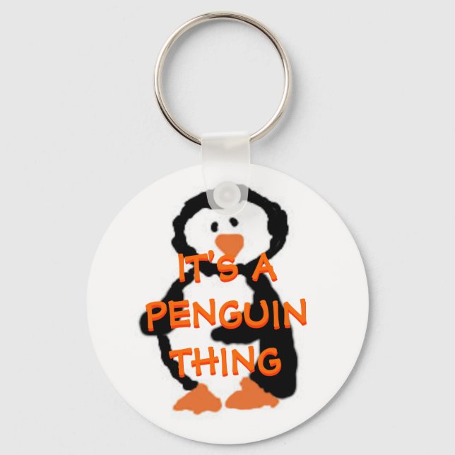 PORTE-CLÉS C'EST UN PORTE - CLÉ DE PENGUIN (Recto)