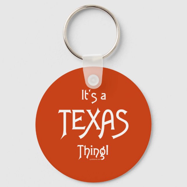 Porte-clés C'est une chose du Texas ! (Recto)