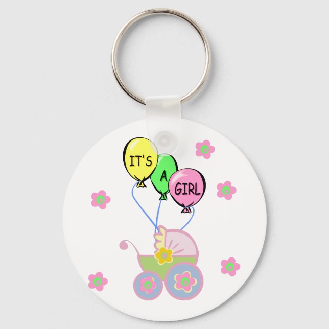 Porte-clés C'est une petite fille (Recto)