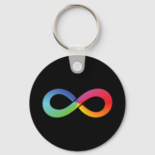 Porte-clés Cette chemise à débordement arc-en-ciel symbolis