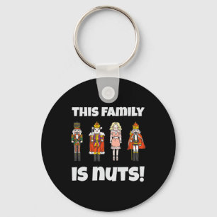 Porte-clés Cette Famille Est Nuts Nutcracker Squad Correspond
