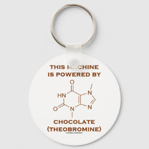 Porte-clés Cette machine est actionnée par le chocolat (la