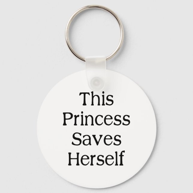 Porte-clés Cette princesse sauve (Recto)