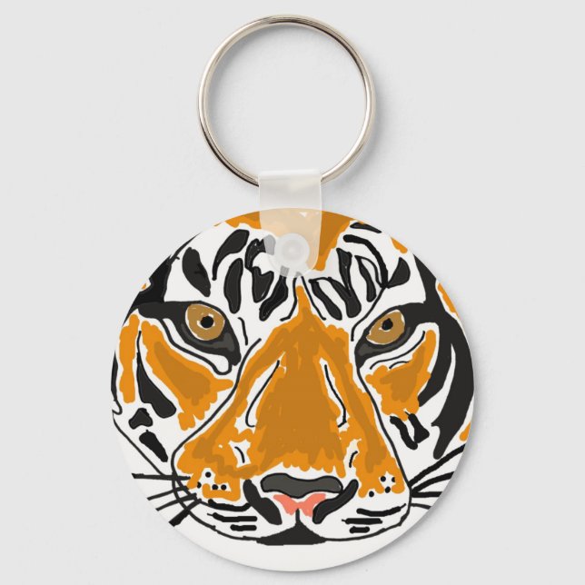 Porte-clés CF- Fun tiger porte - clé (Recto)