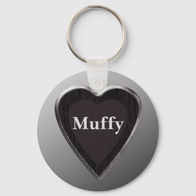 Porte-clés Chaîne Clavier Coeur Muffy (Recto)