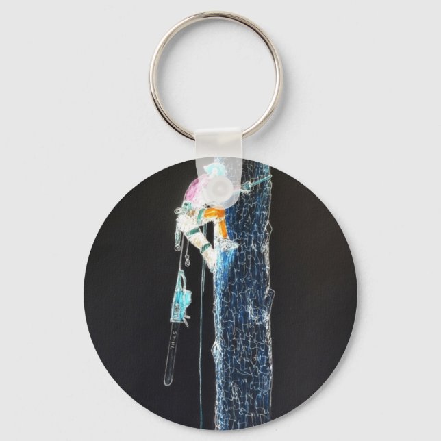 Porte-clés Chaîne d'arboriste de l'électricien (Recto)