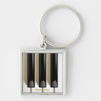 Porte-clés Chaîne de "clé" de clavier de piano