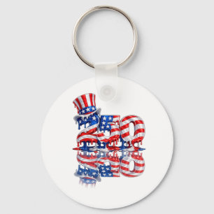 Porte-clés Chaîne de clés America 250 4 juillet
