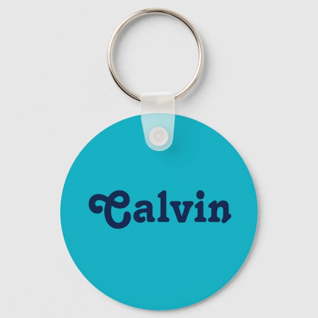 Porte-clés Chaîne de clés Calvin (Recto)