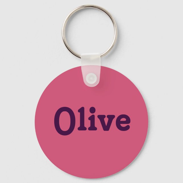 Porte-clés Chaîne de clés Olive (Recto)