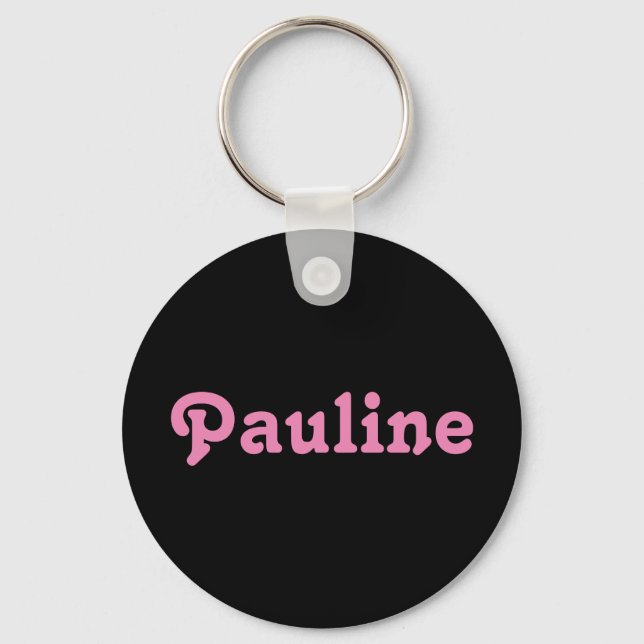 Porte-clés Chaîne de clés Pauline (Recto)