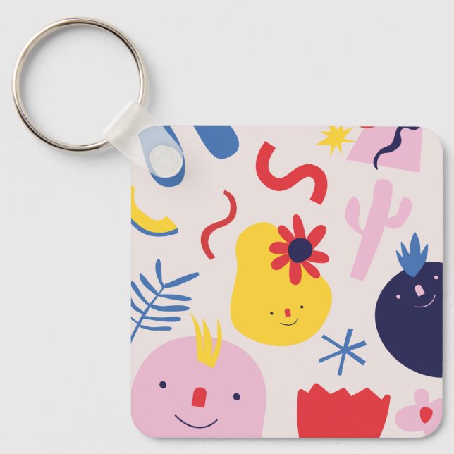 Porte-clés Chaîne de clés pour enfants  (Recto)