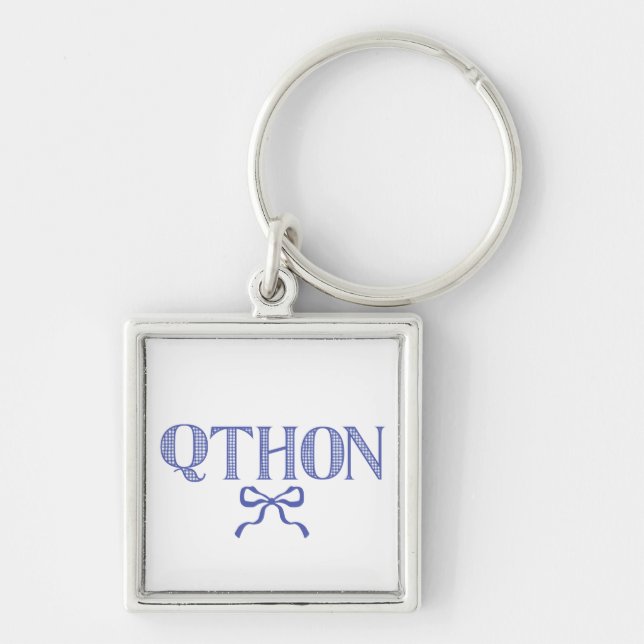 Porte-clés Chaîne de clés QTHON !! (Devant)