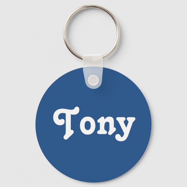 Porte-clés Chaîne de clés Tony (Recto)