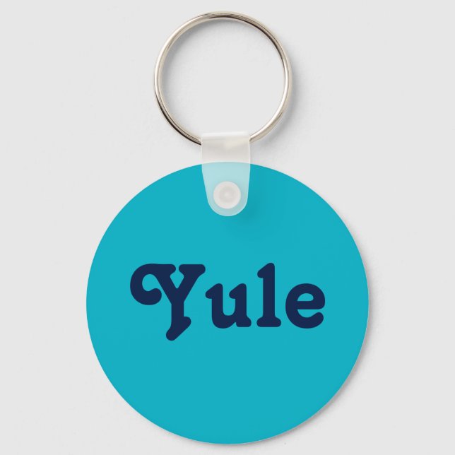 Porte-clés Chaîne de clés Yule (Recto)