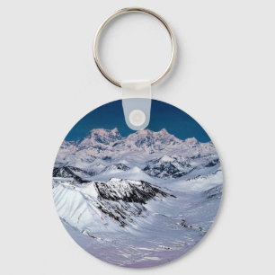 Porte-clés Chaîne de montagne de l'Alaska - vue aérienne