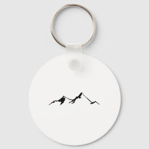 Porte-clés Chaîne de Montagnes Design Vintage Escalade Randon