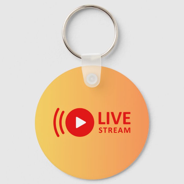 Porte-clés Chaînes de clés LiveStream (Recto)