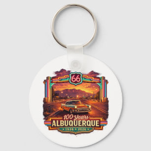 Porte-clés Chaînette Route 66