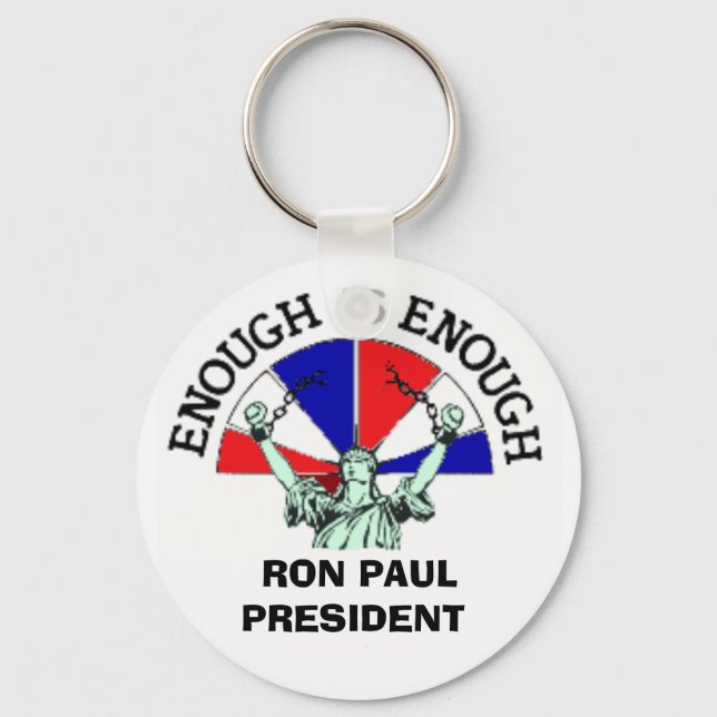 Porte-clés CHAINx, RON PAUL PRÉSIDENT (Recto)