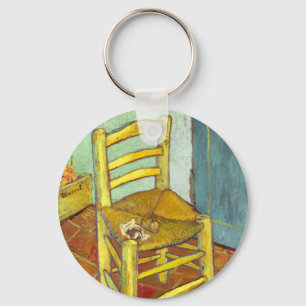 Porte-clés Chaise de Vincent Van Gogh avec pipe