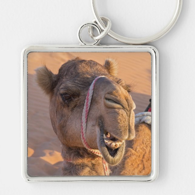 Porte-clés Chameau avec une expression faciale drôle - Oman (Devant)