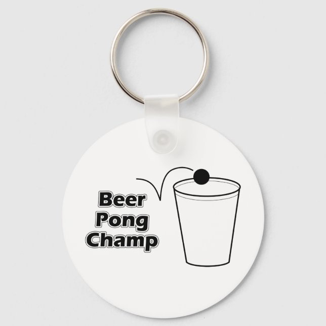 Porte-clés Champ Beer Pong (Recto)