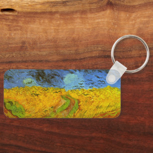 Porte-clés Champ de blé avec corbeaux de Vincent van Gogh