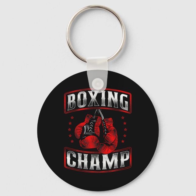 Porte-clés Champ de boxe Vintage (Recto)