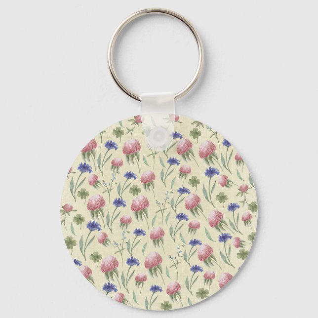 Porte-clés Champ de fleurs sauvages (Recto)