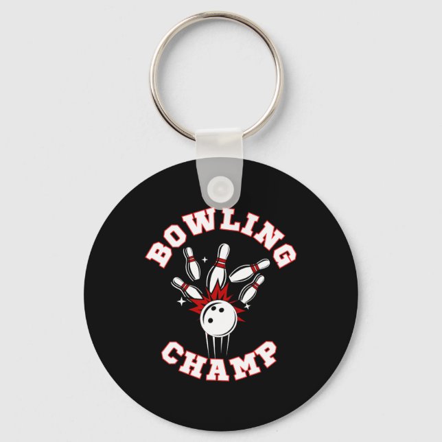 Porte-clés Champ du bowling champion  (Recto)