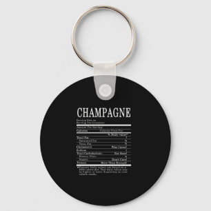 Porte-clés Champagne Funny Nutrition Fiches Thanksgiving Chri