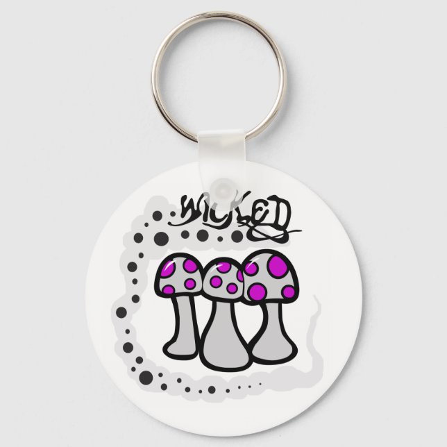 Porte-clés Champignon malin (Recto)