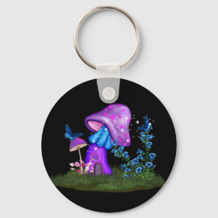 Porte-clés Champignons Whimsical