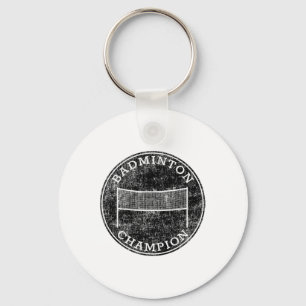 Porte-clés Champion de Badminton Compétitif Famille Jardin Sp