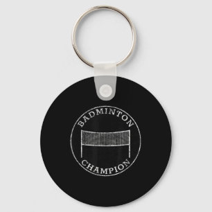 Porte-clés Champion de badminton Famille compétitive Sports d