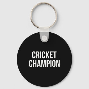 Porte-clés Champion de cricket -